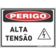 Placa de sinalização Alta Tensão