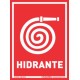 Placa de sinalização de Hidrante