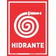 Placa de sinalização de Hidrante